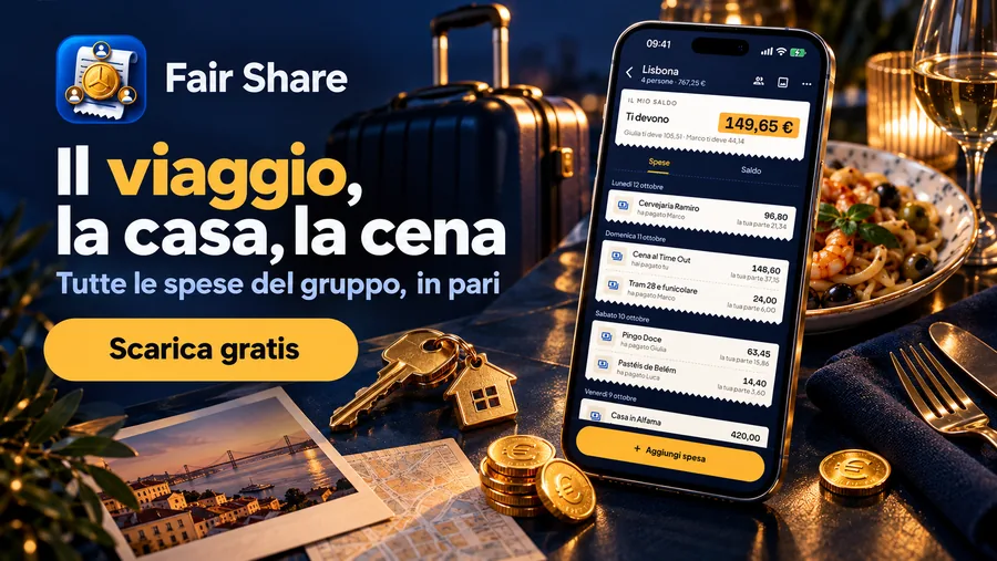 Il viaggio, la casa, la cena: un gruppo per ogni occasione.