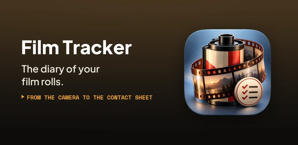 Film Tracker: the diary of your film rolls, from the camera to the contact sheet.