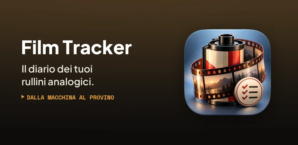 Film Tracker: il diario dei tuoi rullini analogici, dalla macchina al provino.
