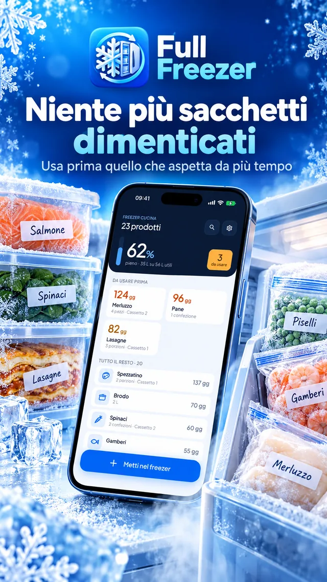 Niente più sacchetti dimenticati: usa prima quello che aspetta da più tempo.