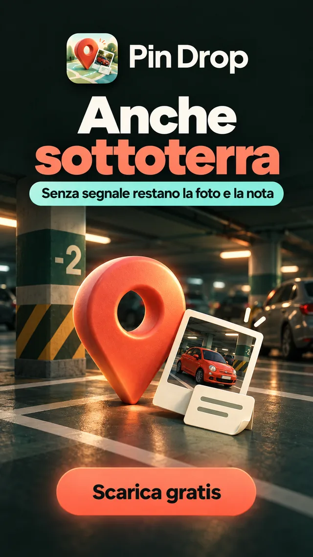 Anche sottoterra: senza segnale restano la foto e la nota.