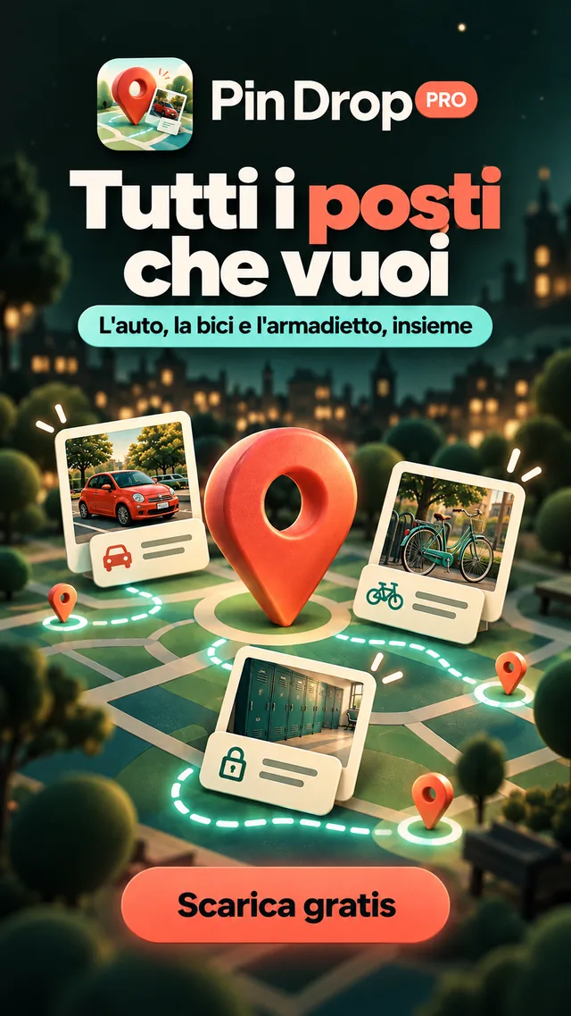 Tutti i posti che vuoi: l'auto, la bici e l'armadietto, insieme (Pro).