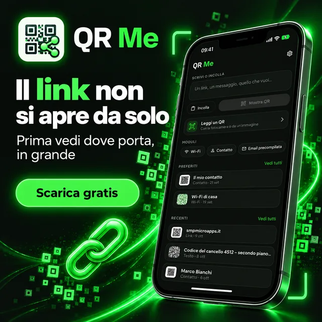 Il link non si apre da solo: prima vedi dove porta, in grande.