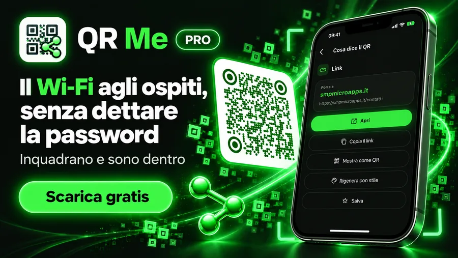 Il Wi-Fi agli ospiti, senza dettare la password: inquadrano e sono dentro (Pro).