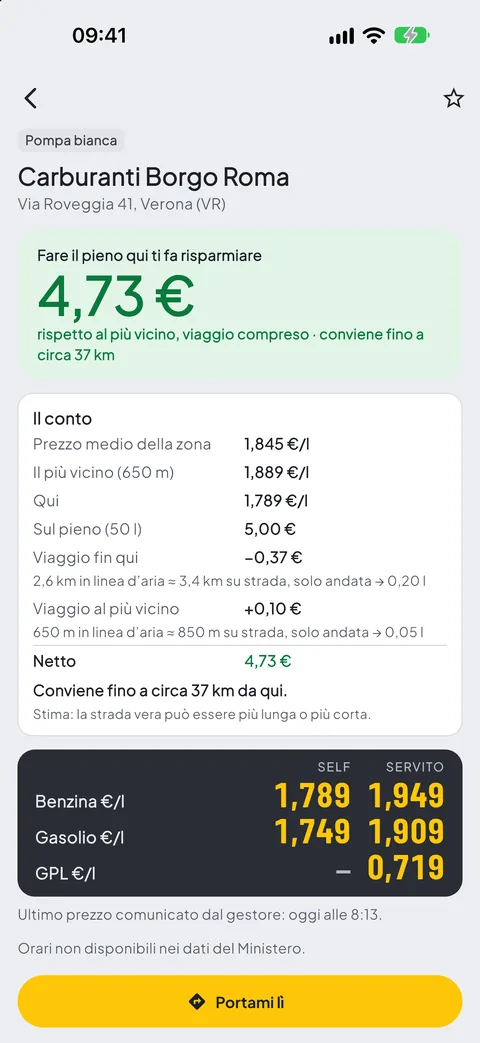 Il conto spiegato riga per riga