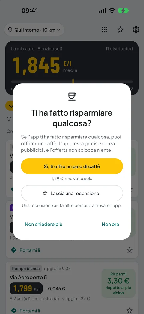Supportami con 2 caffè, se vuoi