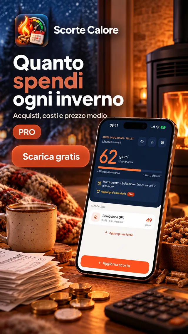 Quanto spendi ogni inverno: acquisti, costi e prezzo medio (Pro).