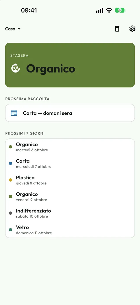 Stasera e i prossimi sette giorni