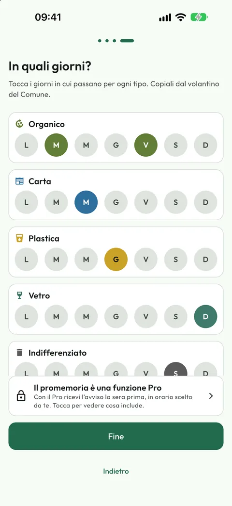 I giorni di raccolta